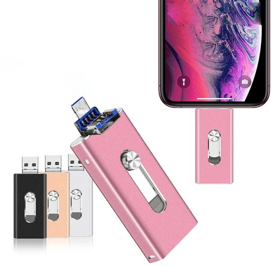 MF23D 3-in-1 USB 3.0 Flash Drive for iPhone, Android & Type-C π₯