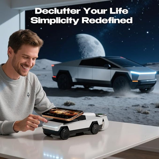 🔋 Cybertruck-Style Qi2 Fast Wireless Charging Dock