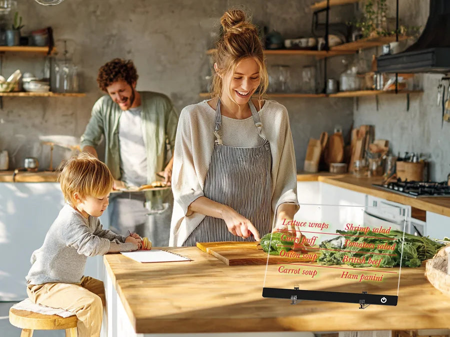 💡✨ LED Note Board | 7-Color Night Light with Flashing Mode for Home & Office