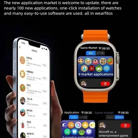 H15 Ultra Smart Watch 2025 | 49mm AMOLED, GPS, NFC, Heart Rate & Sports Modes