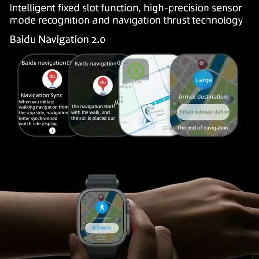 H15 Ultra Smart Watch 2025 | 49mm AMOLED, GPS, NFC, Heart Rate & Sports Modes