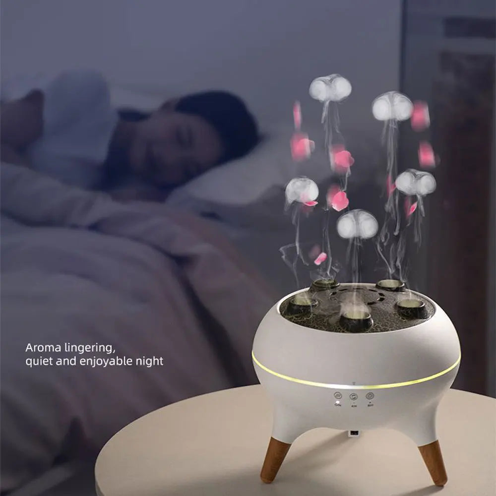 π§ 250ml Jellyfish Air Humidifier & LED Diffuser β Quiet Mist Maker with Remote & Night Light