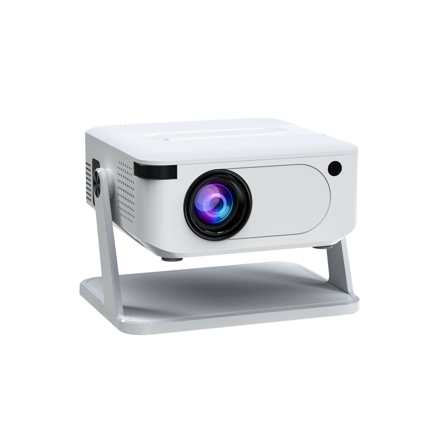 🌟 HD Smart Projector with Holder | Android Wireless Mini Projector for Home & Outdoor Use