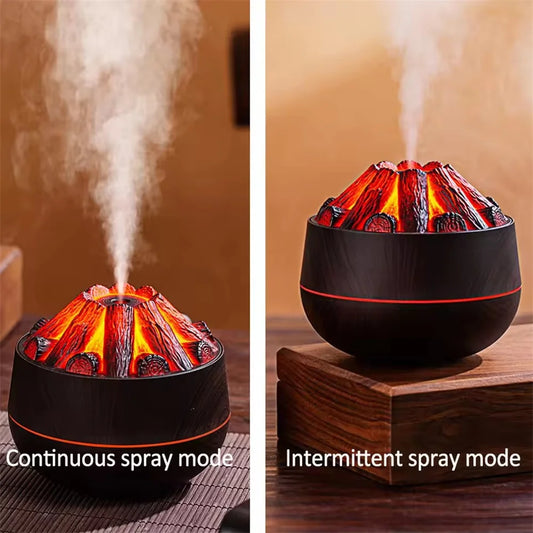 π₯ Charcoal Flame Aroma Diffuser β 300ml Mist πΏπ¨