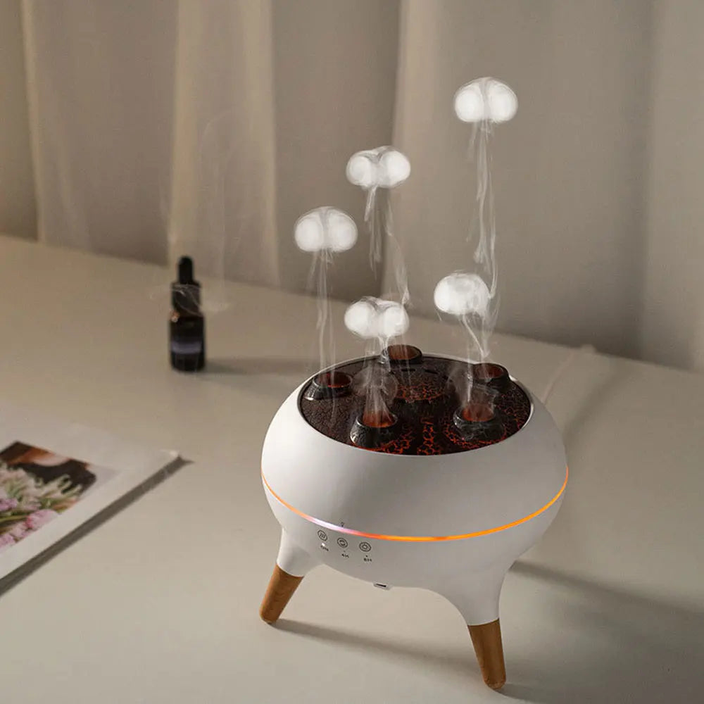 π§ 250ml Jellyfish Air Humidifier & LED Diffuser β Quiet Mist Maker with Remote & Night Light