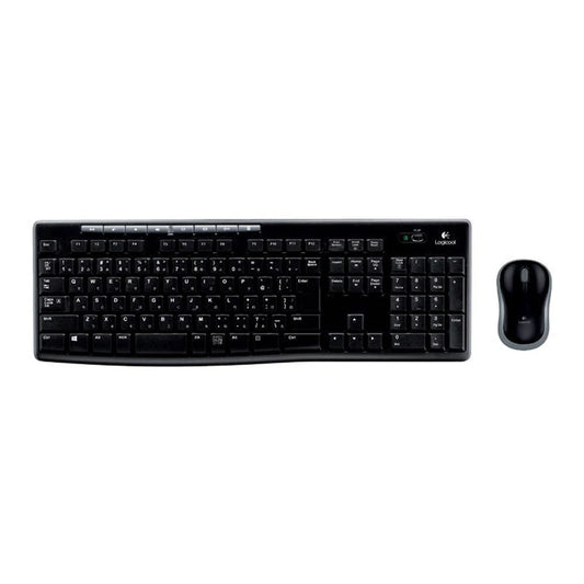 Logitech MK270 Wireless Keyboard & Mouse Combo – Full-Size, 2.4G USB Receiver, Laptop & Office Ready 🎯⌨️🖱️