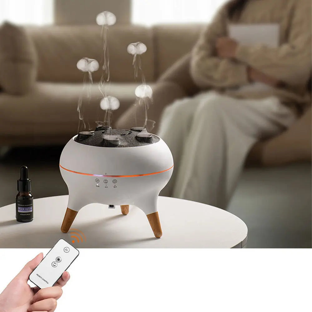 π§ 250ml Jellyfish Air Humidifier & LED Diffuser β Quiet Mist Maker with Remote & Night Light