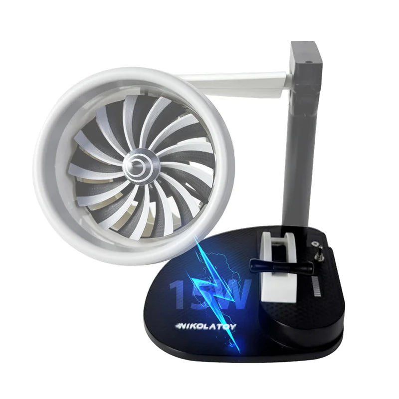 ✈️3-in-1 Jet Engine Turbofan Model Kit – 3D-Printed Desktop Display with Wireless Charger & Built-In Humidifier 📱💨| Premium Aviation-Inspired Tech Gift