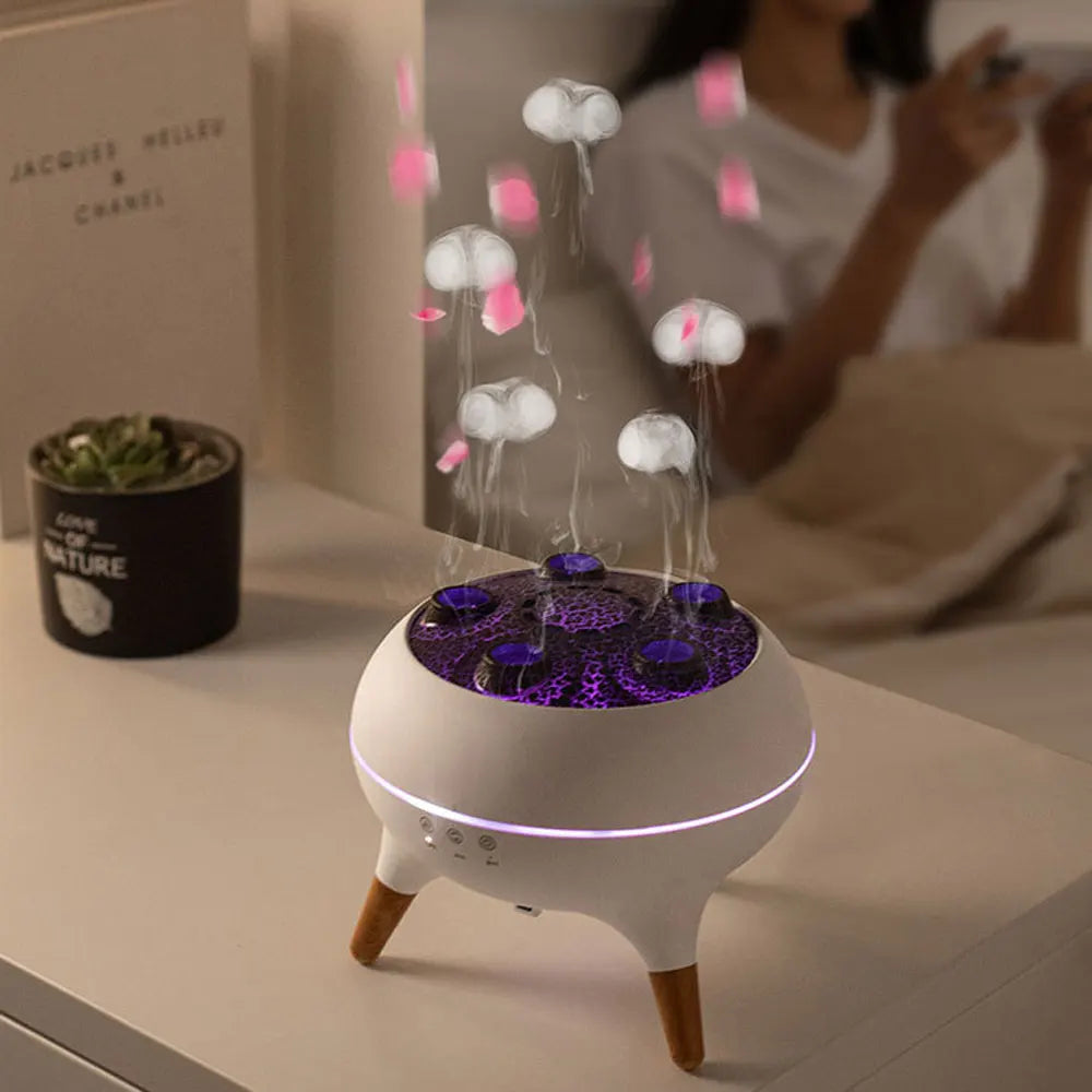 π§ 250ml Jellyfish Air Humidifier & LED Diffuser β Quiet Mist Maker with Remote & Night Light