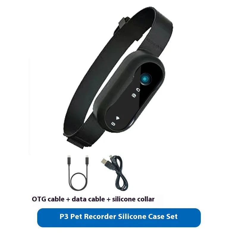 Cat & Dog Camera Collar โ ๐ฅ HD 1080P Wi-Fi ๐พ 32G Card | USB Rechargeable Pet Cam Gift
