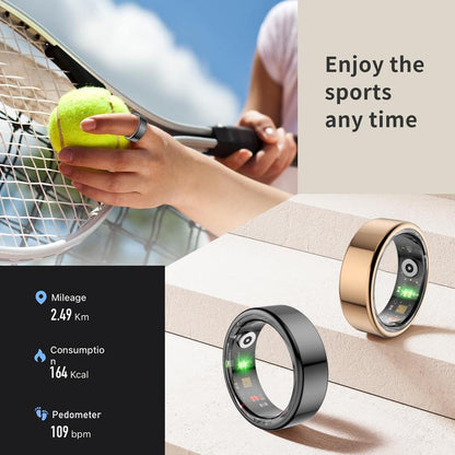 AOMIAO Smart Ring This Is a Waterproof Tracking Fitness Ring and a Fashionable Accessory, Suitable for Both Men and Women.