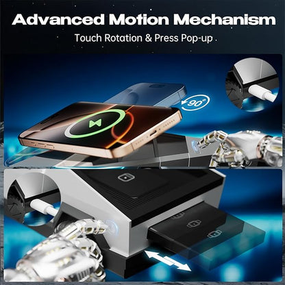 🔋 Cybertruck-Style Qi2 Fast Wireless Charging Dock