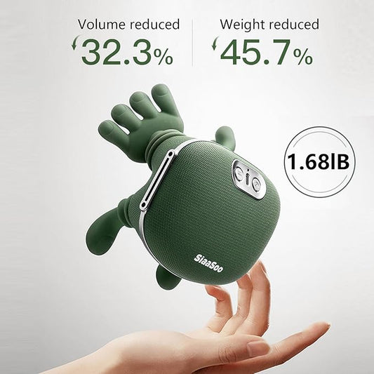 Finger Pressure Neck & Back Massager 🌟 | Heated Electric Deep Kneading Massage for Neck, Shoulder & Back Pain Relief