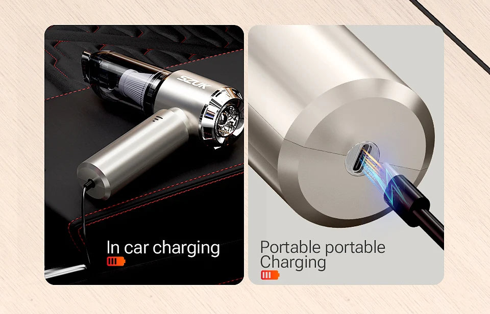 SZUK 985000PA Car Vacuum Cleaner 🚗 Mini Handheld Wireless