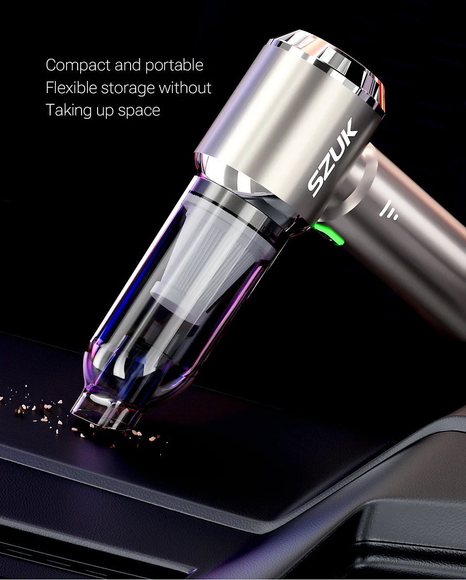 SZUK 985000PA Car Vacuum Cleaner 🚗 Mini Handheld Wireless