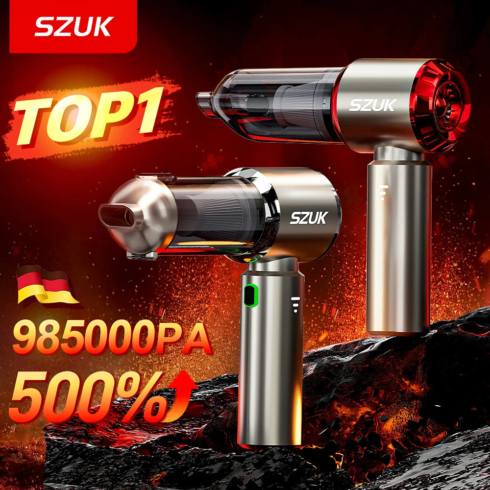 SZUK 985000PA Car Vacuum Cleaner 🚗 Mini Handheld Wireless