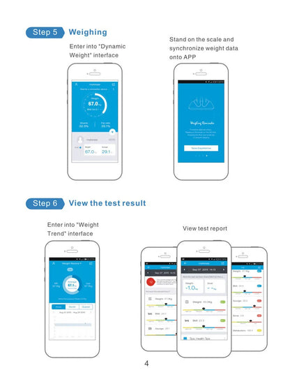 ⚖️ Smart Digital Body Fat Scale 🔵 Bluetooth LCD Body Composition Analyzer 📱