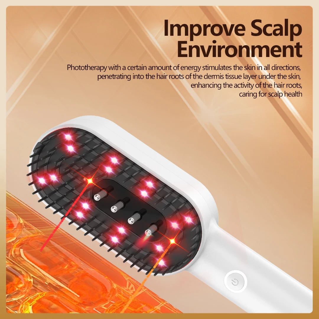 ✨ 2025 Electric Ionic Laser Hair Comb 🌿 Anti-Hair Loss & Scalp Massager