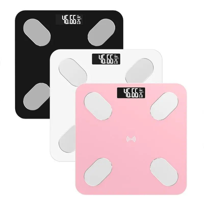 ⚖️ Smart Digital Body Fat Scale 🔵 Bluetooth LCD Body Composition Analyzer 📱