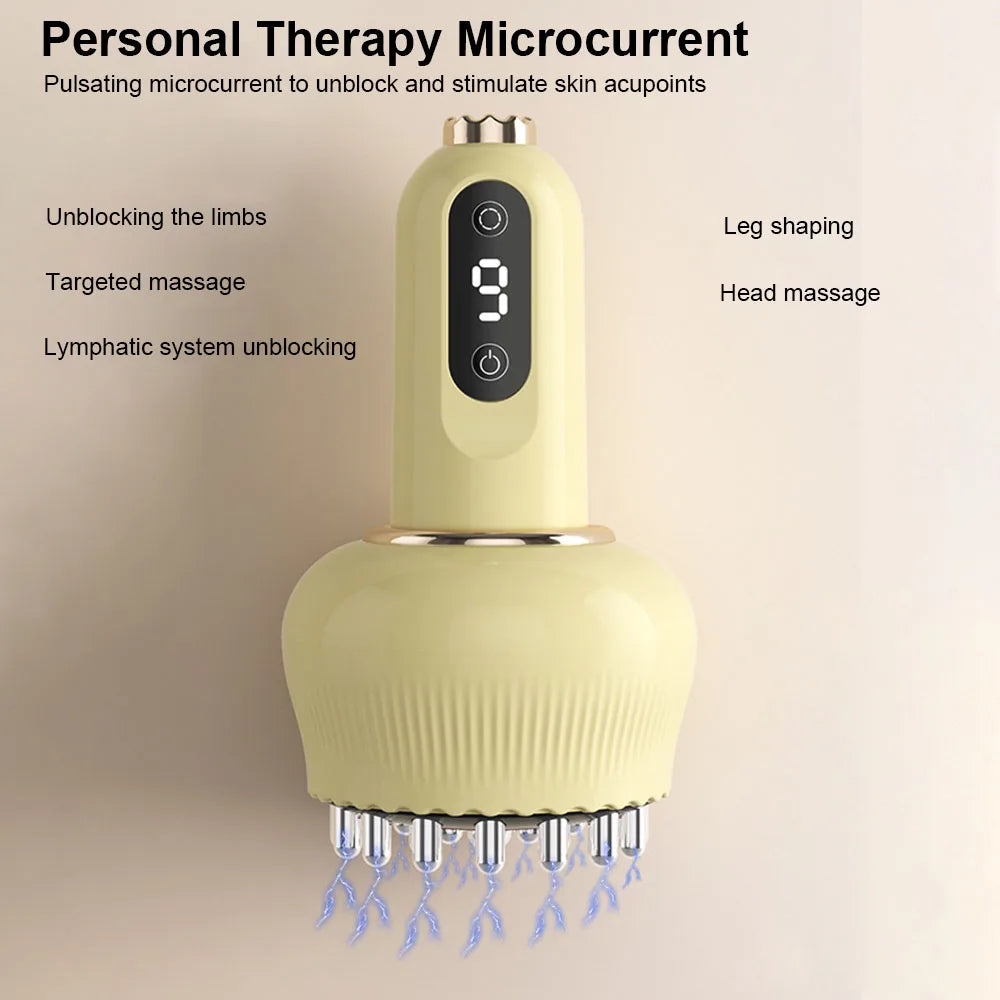 ⚡ Electric Rechargeable Meridian Scraper & Handheld Massager Tool