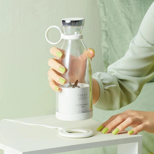 Portable USB Electric Juicer Blender – Mini Fruit Mixer & Multifunction Juice Maker for Smoothies, Shakes & More