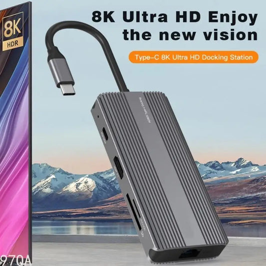 🖥️⚡ 97QA USB-C Hub | HDTV + Gigabit LAN + PD100W