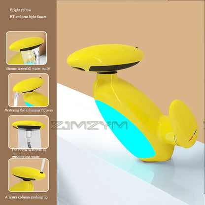 ✨🚿 4-Mode LED Pull-Out Basin Faucet