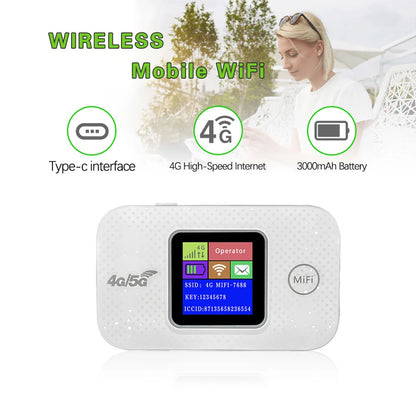 📡 4G LTE Mini WiFi Router 🔋 Portable Hotspot with SIM Slot | 150Mbps