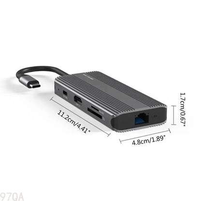 🖥️⚡ 97QA USB-C Hub | HDTV + Gigabit LAN + PD100W