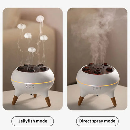 💧 250ml Jellyfish Air Humidifier & LED Diffuser – Quiet Mist Maker with Remote & Night Light