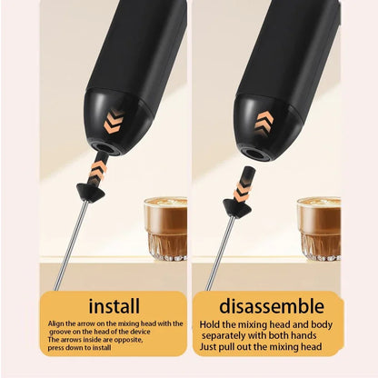 ☕ Xiaomi Electric Milk Frothier Handheld Coffee Whisk 🔋