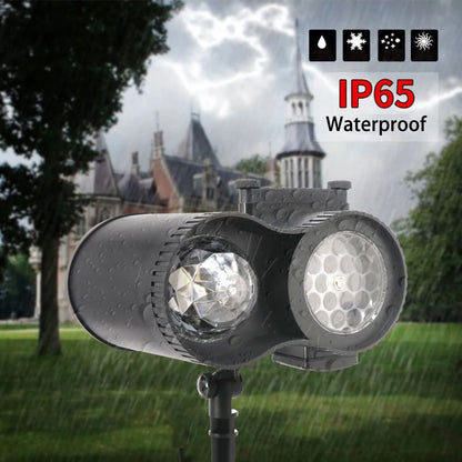 🎉 12-Card LED Laser Projector Light | 15W Waterproof Stage & Christmas Light