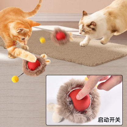 🐱 Smart Interactive Cat Toy Ball –  Motion Activated 🎮 Hide & Seek Fun   Indoor Play