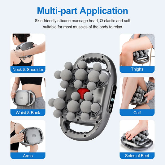 💪 22-Head Fascia Massage Gun | Deep Tissue Massager for Pain Relief ⚡