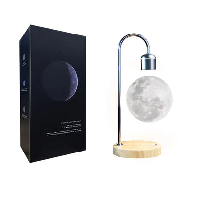 3D Printing Floating Moon Lamp Magnetic Levitation Seamless LED Night Light Creative Home Decoration Table Lamp
