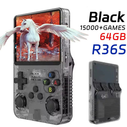WDYQJE R36S Handheld Game Console 🎮64GB / 128GB 15000 Games