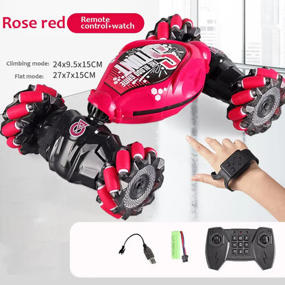 🚗✨ 1:16 RC Gesture Control Stunt Car with LED Lights & 360° Rotation