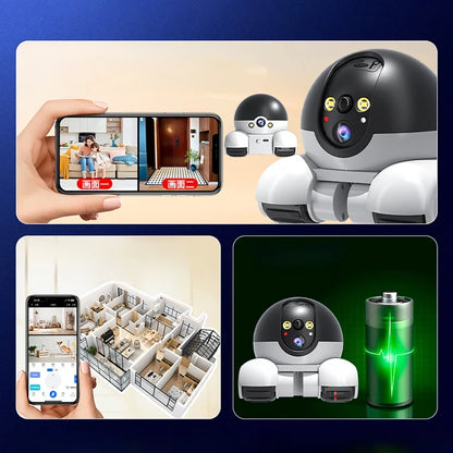 1080P Wi-Fi Security Camera – 🤖 Auto Tracking | 👶🐾 Home Monitor