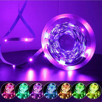 RGB LED Strip Lights – 5‑30m, App-Controlled, Multi-Color Mood Lighting ✨