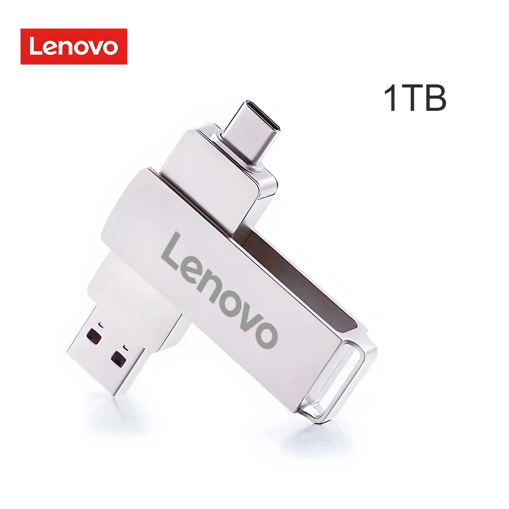 Lenovo 2TB OTG USB 3.0 Pendrive  | Metal Body Portable SSD for Laptops