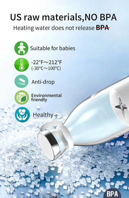 Portable USB Electric Juicer 🍹 | Mini Blender for Smoothies & Shakes