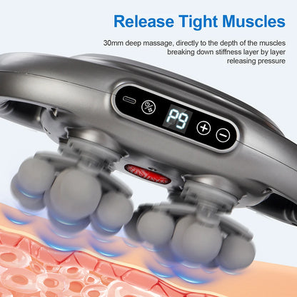 💪 22-Head Fascia Massage Gun | Deep Tissue Massager for Pain Relief ⚡