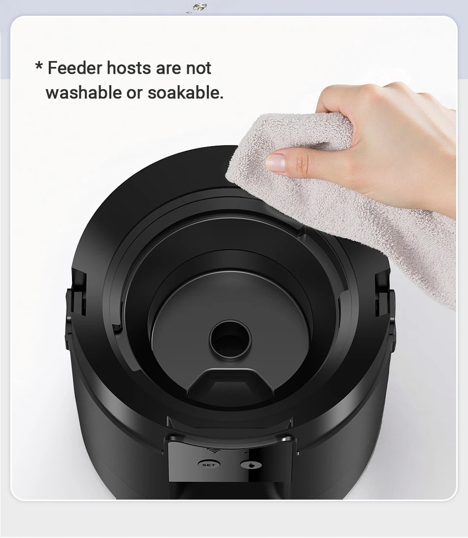 🐶🐱 ROJECO Smart Pet Feeder – 📱 Wi-Fi Remote | 🍽️ Automatic Dog & Cat Dispenser