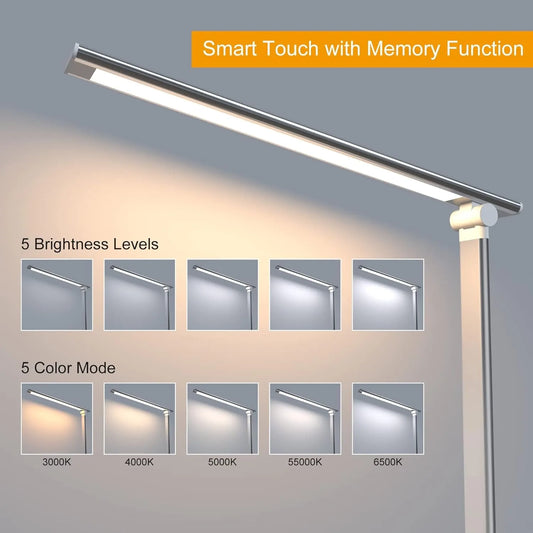 🔆 LED Table Lamp | 5 Lighting Modes | Smart Touch