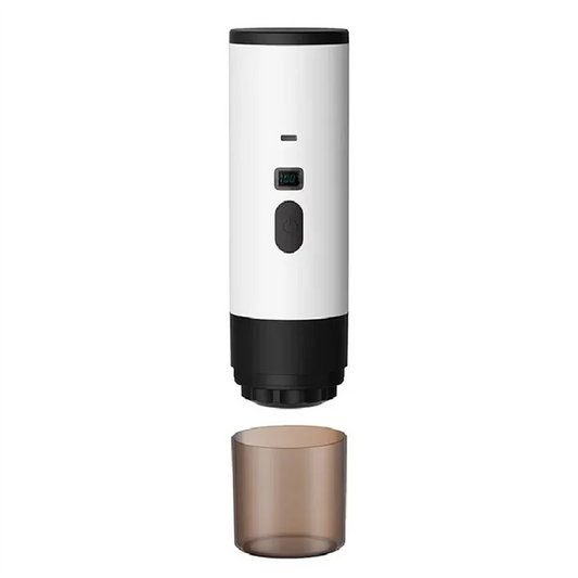 ☕ Portable Espresso Coffee Maker  Fast Brew System 🔋 Integrated Power Bank