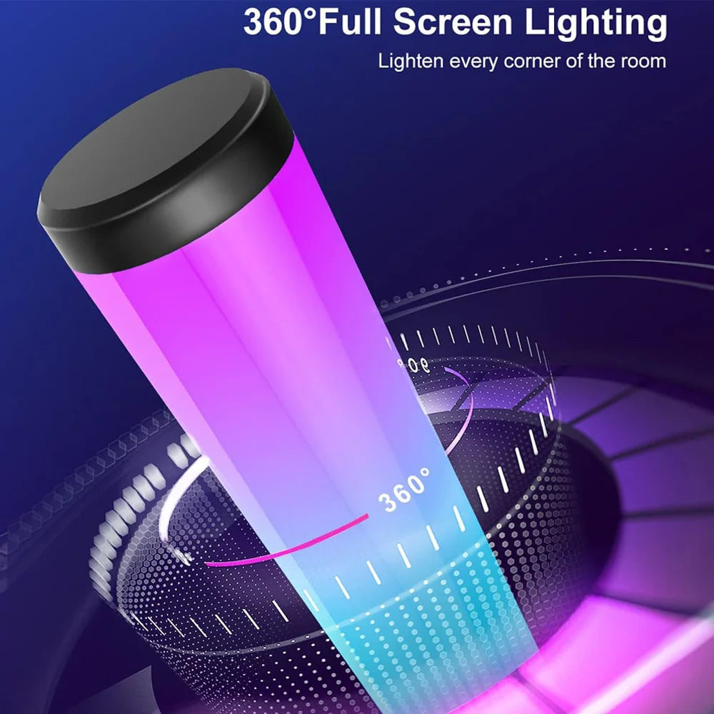 ✨ Smart LED Light Bar 360° RGB Ambient Lamp 🎮 TV Backlight & Music Sync