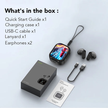 HTC NE20 TWS Earphones 🎧 Wireless Sports Earbuds with Mic 🔋