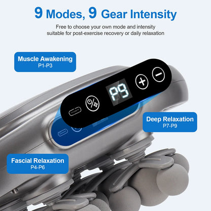 💪 22-Head Fascia Massage Gun | Deep Tissue Massager for Pain Relief ⚡