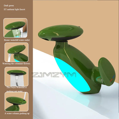 ✨🚿 4-Mode LED Pull-Out Basin Faucet
