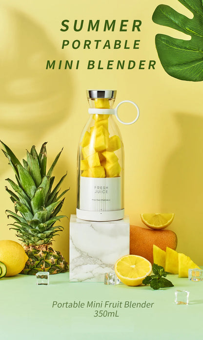 Portable USB Electric Juicer 🍹 | Mini Blender for Smoothies & Shakes